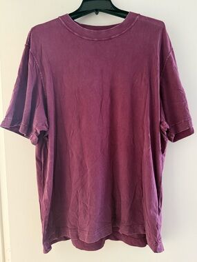 Abercrombie & Fitch Soft A&F Collection Men's Vintage-Inspired Tee - Deep Plum